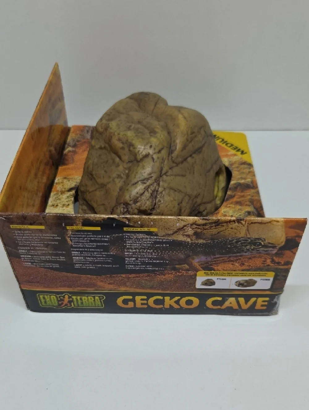 NWT Gecko Cave - Medium Brown Reptile Hide